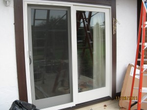 Sliding glass door
